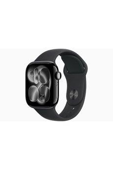 Apple Watch Series 11 GPS 42 mm Simsiyah Alüminyum Kasa ve Siyah Spor Kordon - M/L