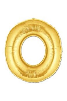 TRENDMEN Altın & Gümüş Harf ve Rakam Folyo Balon Parti Süsleri (40 cm)