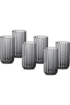 STOREMAX modashine Foggy Grey 6'lı Meşrubat Bardağı modascope 1014773