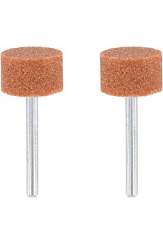 STOREMAX 8193 Alüminyum Oksit Taşlama Taşı, En Büyük Çaplı, Silindirik Biçimli, 15,9 mm, 2'li 1175713