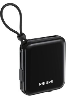 STOREMAX DLP5712CB/00 10.000 mAh 20W USB-C ve Dahili Kablolu Powerbank 1xUSB-A, 1xUSB-C, Siyah 1014773