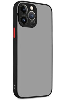 STOREMAX AKSESUAR 15 Pro ile Uyumlu Arka Kısmı Mat Şeffaf Yapıya Sahip Kenarları Silikon Tpu Malzemeden Üreti