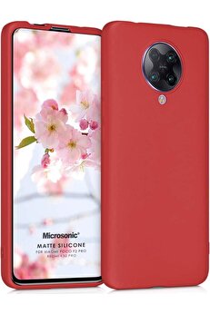 STOREMAX Silicone K30 Pro için Kılıf Kırmızı [ K30 Pro ile Uyumlu Kılıf - Kırmızı] 1014773
