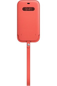 STOREMAX 12 Pro Max için özellikli Deri Zarf Kılıf - Pembe Greyfurt 1014773