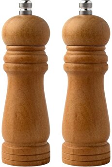 STOREMAX Orta Boy Bambu Gövdeli Ahşap Tuz Karabiber Değirmeni, Öğütücü 2 Adet 1014773