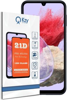 STOREMAX İLETİŞİM M34 ile Uyumlu Tam Kaplayan 21D Temperli Ekran Cam 1014773