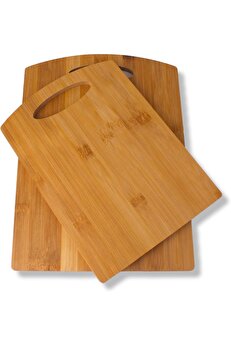 STOREMAX modashine 2 Boy Bambu Kesme Tahtası Seti, Bambu Kesim Tahtası, Bambu Et Tahtası | Pratik ve Dayanıkl