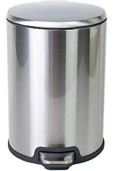 STOREMAX modashine Cigo Pedalli Çöp Kovasi 12Lt Beyaz Iç Kisim Siyah modascope 1014773