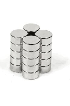 STOREMAX Magneteksan Ø6x3 mm Neodimyum Yuvarlak Silindirik Mıknatıs - 50 Adet Set 1175713