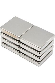 STOREMAX Magneteksan 25x25x5 mm Kare Neodyum Mıknatıs - N35 (4 Adet) 1175713
