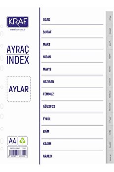 STOREMAX modashine SEPERATÖR DOSYA AYRACI AYLAR modascope 1014773