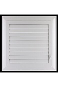 STOREMAX modashine Menfez Wc Tuvalet Havalandırma Plastik Panjur Beyaz 35x35 CM modascope 1014773
