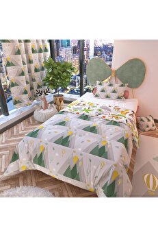 STOREMAX Kuş Vadisi Çift Taraflı Çocuk Nevresim Takımı Polycotton 1014773