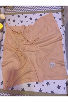 STOREMAX Pamuklu Çok Amaçlı Esnek Kundak Bebek Battaniyesi 100 * 100cm (Somon) 1014773