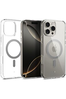 STOREMAX 16 Pro Max ince Kılıf Capella Mag Sararma Karşıtı Hava Kanalı Teknolojisi™ Askeri Sınıf Koruma Clear