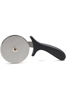 STOREMAX Pizza Kesici, Pizza Ruleti - 10 cm Çap - Rulet Kesici - Hamur Ruleti - Pizza Bıçağı, Siya