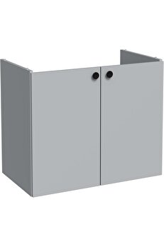 STOREMAX Shift T20 81001 Kapaklı Lavabo Dolabı, Kül Gri, 80 cm