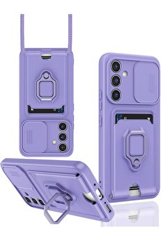 STOREMAX A14 Kılıf Ipli Lens Sürgülü Yüzüklü Kartvizitli Silikon Zuma 1014773
