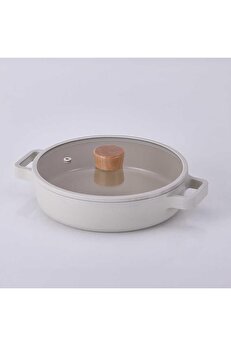 STOREMAX modashine D-neof226l Fıka Cam Kapaklı Alumınyum Sıg Tencere 26 Cm Be modascope 1014773