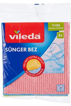 STOREMAX 141161 Sünger Bez, Ekstra dayanıklı, Çok amaçlı, 3'lü Paket 1014773