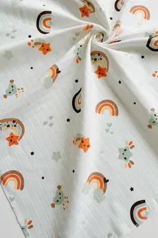 COOLMINIES Çok Amaçlı Müslin Örtü Müslin Bebek Battaniyesi %100 Pamuk Müslin Bez 80*90 Cm