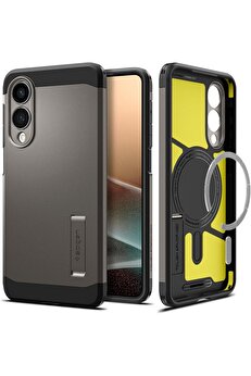 STOREMAX mrtshoppng S25 Edge Ekstra Dayanıklı Kılıf Tough Ai Hava Kanalı Teknolojisi™ Askeri Sınıf Koruma Mag