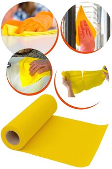 STOREMAX Sarı Rulo Temizlik Bezi 15 Yaprak Kes Kullan 1410 1014773