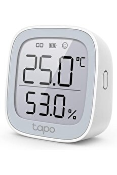STOREMAX elizzashop Tapo T315, Akıllı Sıcaklık ve Nem Monitörü, Ücretsiz Veri Depolama, LCD Ekran, Gerçek Zam
