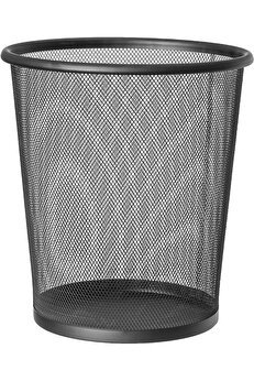STOREMAX svngsphereshop moon Mesh | 699768 | Kağıt Sepeti File Çöp Kovası Siyah Ofis | Çelik, Siyah | 12 L Ka