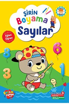 Boyama Zamanı Şi̇ri̇n Boyama Sayılar