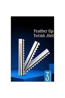 Toptan Bulurum Feather Tip Tırtıklı Ustura Jii 3 Adet