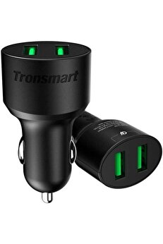 STOREMAX CC2TF Çift USB Çıkışlı Qualcomm QC 3.0 Araç Şarj Cihazı 1014773