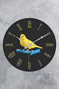 STOREMAX 25 Cm Dekoratif Plastik Cam Taraftar Odası Duvar Saati 1014773