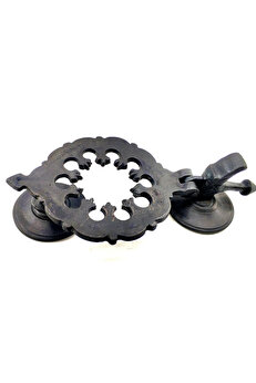 Toptan Bulurum Antika Tarz Dekoratif Pirinç Osmanlı Kapı Tokmağı, Taktak 265x75mm, Oksit