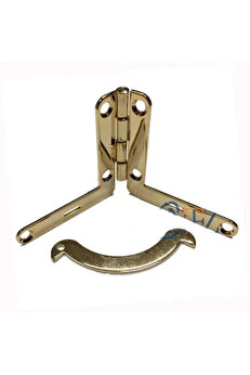 Toptan Bulurum Makaslı Menteşe 16x36x76mm, Gold, 100 Adet