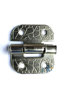 Toptan Bulurum Stoplu Menteşe 30x33mm, Nikel, 100 Adet