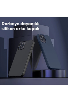 Nurton Hoco Pure Seri̇es İphone 15 Pro Manyeti̇k Si̇li̇kon Kılıf-(5775)