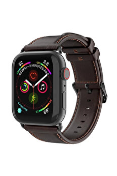 Buti̇k Dux Duci̇s Apple Watch 42/44/45Mm İçi̇n Busi̇ness Deri̇ Kayış Kordon-(5775)