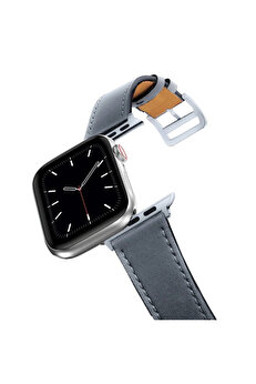 Buti̇k Ally Apple Watch 7-8 45Mm 6-5-4 44Mm Watch Ultra 49Mm Si̇ngle Coi̇l Deri̇ Kayış Kordon 3-2-1 42Mm-(5775
