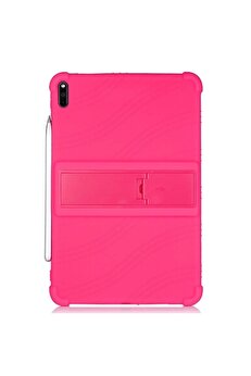 Buti̇k Ally Huawei̇ Matepad Pro 10.8 İnç Standlı Si̇li̇kon Kılıf-(5775)