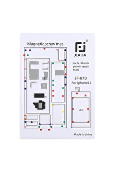 Buti̇k Jıafa Jf-870 İphone 11 6.1 İnc Mıknatıslı Çalışma Hasırı Vi̇da Gostergeli̇-(5775)