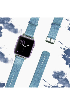 Buti̇k Ally Apple Watch 7-8 45Mm 6-5-4 44Mm Kordon Kayış Deri̇ Parlak 3-2-1 42Mm-(5775)