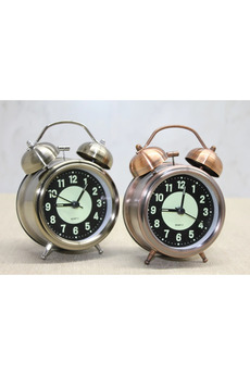 gizmurstore Antik Metal Çalar Saat Küçük Boy