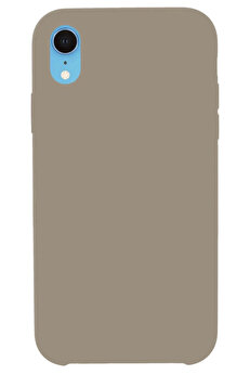 Buti̇k İphone Xr Kılıf Lansman Legant Si̇li̇kon - Bej-(5796)