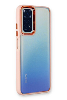 Buti̇k Xi̇aomi̇ Redmi̇ Note 11 Pro Kılıf Dora Kapak - Pudra-(5796)