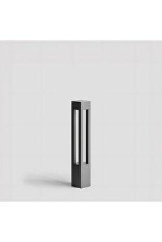 Home Luma Alüminyum Bahçe Yürüyüş Yolu Aydınlatma Bollard Antrasit 60 Cm