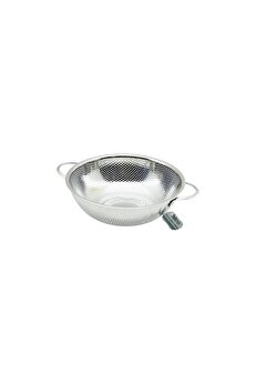 Go İthalat 22Cm Metal Kulplu Çeli̇k Sepet Süzgeç İnce Tel Ayaklı (5258)