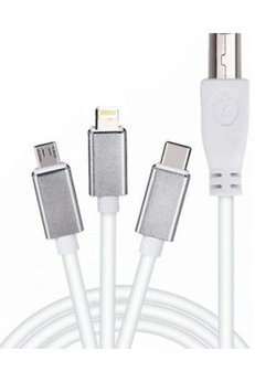 Evimdeyokyok Zr362 Ads 501 Type-C 3 İn 1 Yazıcı Kablosu