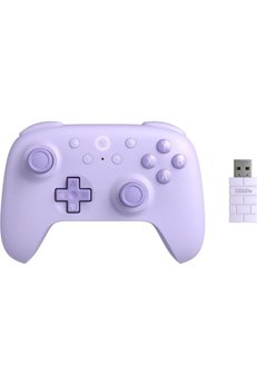 8Bitdo Ultimate 2c Kablosuz Oyun Kolu Hall Etkili Joystick 1000Hz Windows PC Android Bluetooth Mor Purple