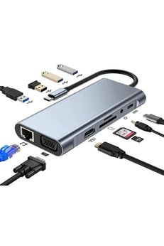 Evimdeyokyok Zr44/A Type-C 11 İn 1 Gigabit Hdtv Çevirici